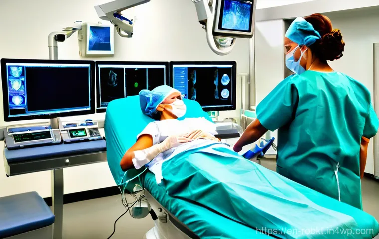 로봇 수술의 글로벌 트렌드 - **Prompt for da Vinci Surgical "A highly focused, experienced surgeon, male or female, mid-caree...